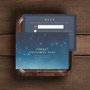 Carte RSVP de Noël