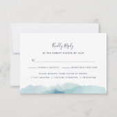 Carte RSVP de référence avec choix de repas (Devant)