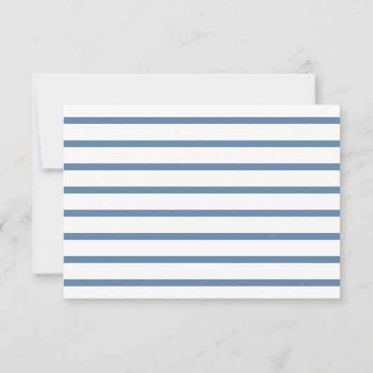 Carte RSVP de référence avec choix de repas (Dos)