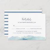 Carte RSVP de référence avec choix de repas (Devant / Derrière)