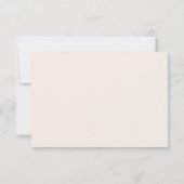 Carte RSVP de tranche d'aquarelle | Mauve rose (Dos)