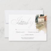 Carte RSVP Destination Mariage (Devant)