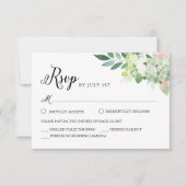 Carte RSVP DEVON Succulente Greenery (Devant)
