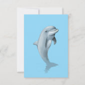 Carte RSVP Dolphin Birthday (Dos)