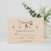 Carte RSVP Dream Catcher Wedding (Debout devant)
