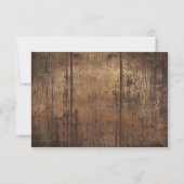 Carte RSVP du boîtier mariage (Dos)