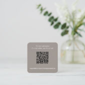 Carte RSVP du code QR du sud-ouest moderne (Debout devant)