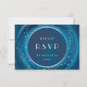 Carte RSVP Eclipse Moon Wedding (Devant)