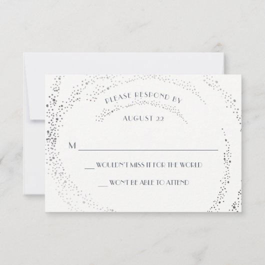 Carte RSVP Eclipse Moon Wedding (Dos)