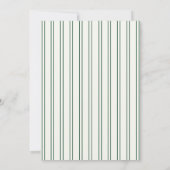 Carte RSVP écriture manuscrite verte vintage dessi (Dos)