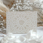 Carte RSVP Elegance Florale Islamique
