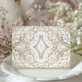 Carte RSVP Elegance Florale Islamique