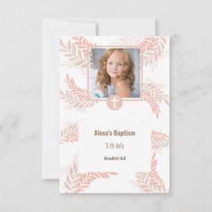 Carte RSVP Elegant First Holy Communion