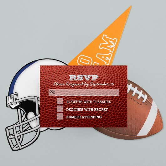 Carte RSVP en Argent Barre Mitzvah