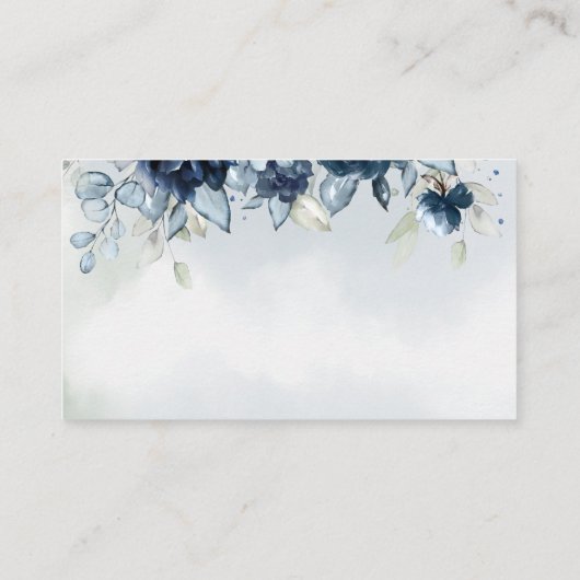 Carte RSVP en cascade du Mariage Rose en ligne (Dos)