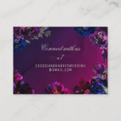 Carte RSVP en ligne Amethyst Sapphire Ombr Jewel T (Dos)