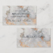 Carte RSVP en ligne du Mariage de carrière de cuiv (Devant / Derrière)