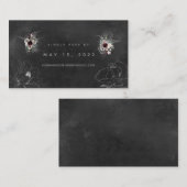 Carte RSVP En Ligne Du Mariage De Nuit Aura (Devant / Derrière)