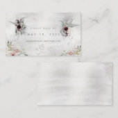 Carte RSVP en ligne Ethereal Love Mariage (Devant / Derrière)