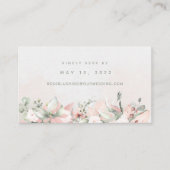 Carte RSVP en ligne Mariage Rose Blusing (Devant)