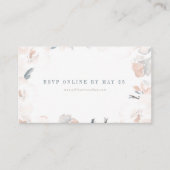 Carte RSVP en ligne Soft Pink Mariage (Devant)