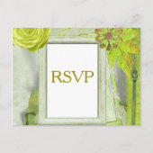Carte RSVP en vert clair (Devant)