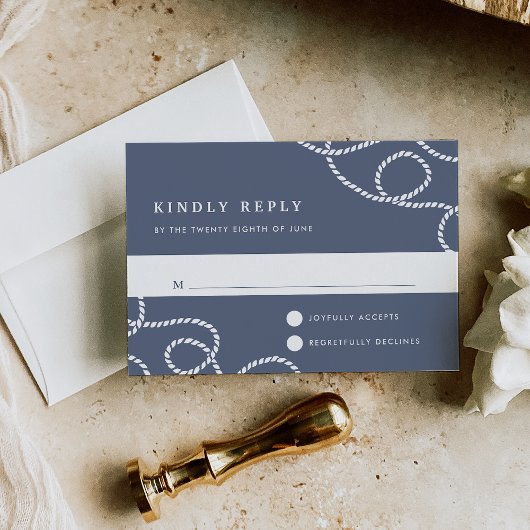 Carte RSVP enfichable | Ardoise