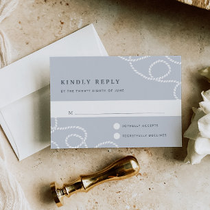 Carte RSVP enfichable   Brume