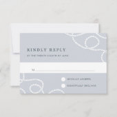 Carte RSVP enfichable | Brume (Devant)