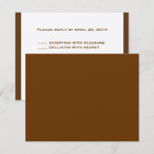 Carte RSVP Ethan Elliott (Devant / Derrière)