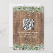 Carte RSVP Eucalyptus Dusty Rose | Floral Greenery (Dos)