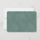 Carte RSVP Eucalyptus Green Mariage Meice Choice (Dos)
