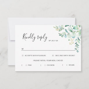 Carte Rsvp Eucalyptus Greenery