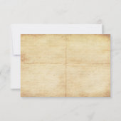 Carte RSVP Fairytale Vintage Wedding (Dos)