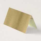 Carte RSVP Faux Gold Metal Texture (Dos)