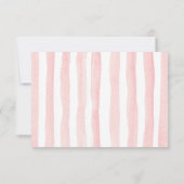 Carte RSVP Fête des mariées de glace tropicale flo (Dos)