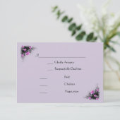 Carte Rsvp Fleur Clematis (Debout devant)