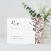 Carte RSVP Flora Automne (Debout devant)