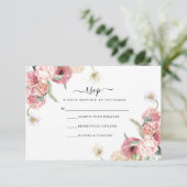 Carte RSVP florale | Annabeth (Debout devant)
