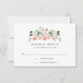 Carte RSVP Florale de mi-été (Devant)