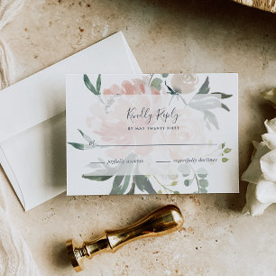 Carte RSVP Florale de mi-été