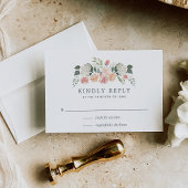 Carte RSVP Florale de mi-été