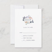 Carte RSVP florale simple et rustique (Devant)