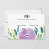 Carte RSVP Flower Blossom (Devant)