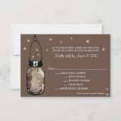 Carte RSVP Flucioles Whimsy (Devant)