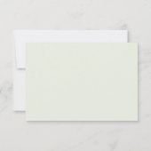 Carte RSVP Foliage Greenery Wedding (Dos)