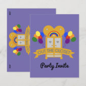 Carte RSVP Gay Party (Devant / Derrière)