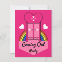 Carte RSVP Gay Party