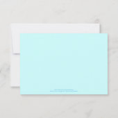 Carte RSVP Giraffe Party (Dos)