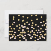 Carte RSVP Glam Hollywood (Dos)